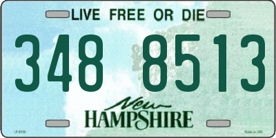 NH license plate 3488513