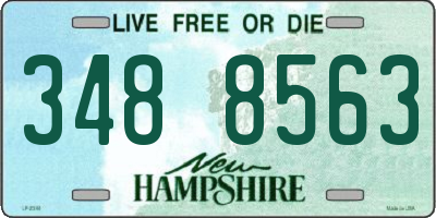 NH license plate 3488563