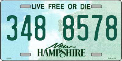 NH license plate 3488578