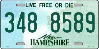 NH license plate 3488589