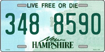 NH license plate 3488590