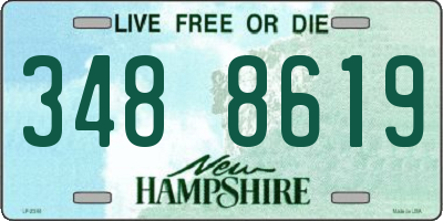 NH license plate 3488619