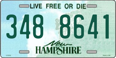 NH license plate 3488641