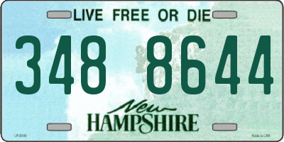 NH license plate 3488644