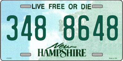 NH license plate 3488648