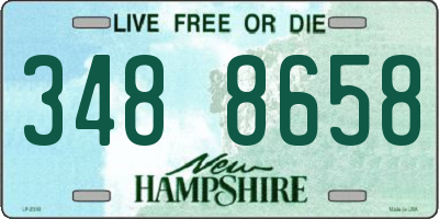 NH license plate 3488658