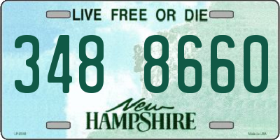 NH license plate 3488660