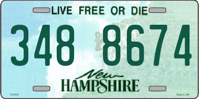 NH license plate 3488674