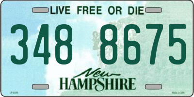 NH license plate 3488675