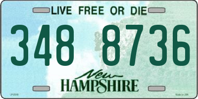 NH license plate 3488736