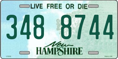 NH license plate 3488744