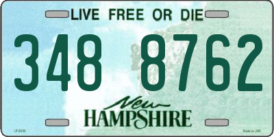 NH license plate 3488762