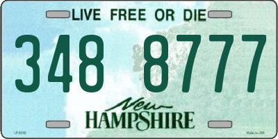 NH license plate 3488777