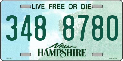 NH license plate 3488780