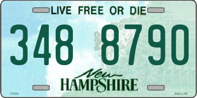 NH license plate 3488790