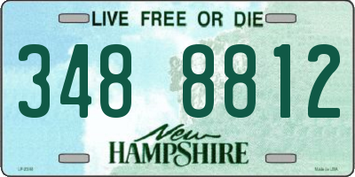NH license plate 3488812