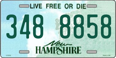 NH license plate 3488858