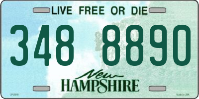 NH license plate 3488890
