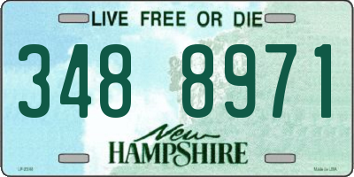 NH license plate 3488971