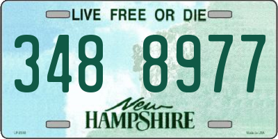 NH license plate 3488977
