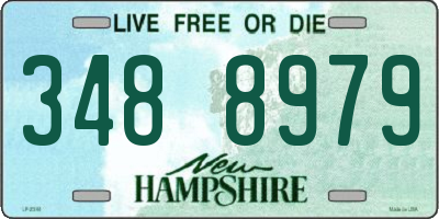 NH license plate 3488979