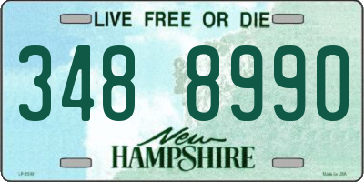 NH license plate 3488990