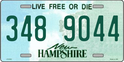 NH license plate 3489044