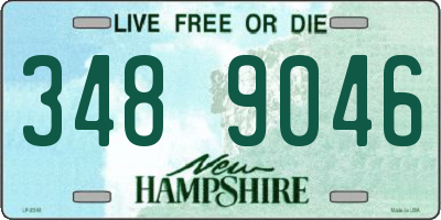 NH license plate 3489046