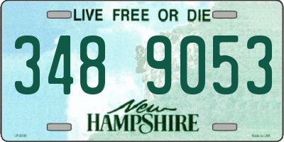 NH license plate 3489053