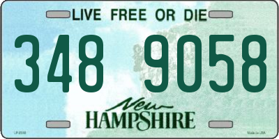 NH license plate 3489058