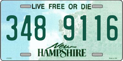 NH license plate 3489116