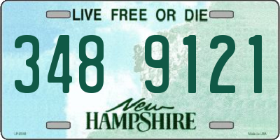 NH license plate 3489121