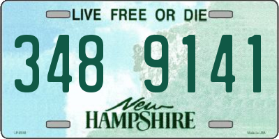 NH license plate 3489141