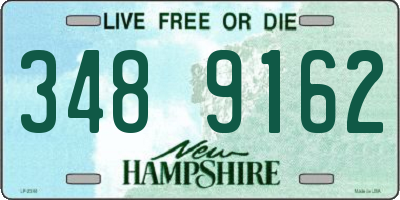 NH license plate 3489162