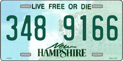 NH license plate 3489166