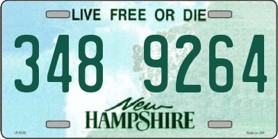 NH license plate 3489264