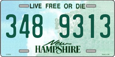 NH license plate 3489313