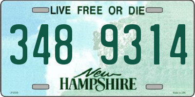 NH license plate 3489314