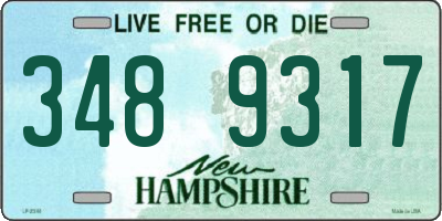 NH license plate 3489317