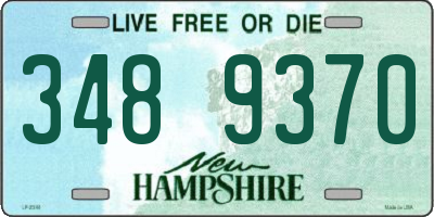 NH license plate 3489370