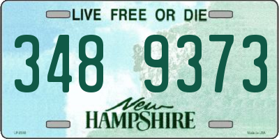 NH license plate 3489373