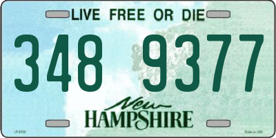 NH license plate 3489377