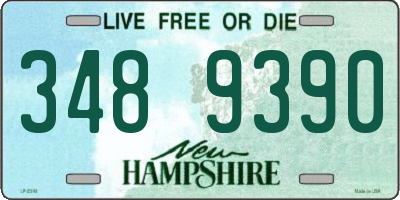 NH license plate 3489390