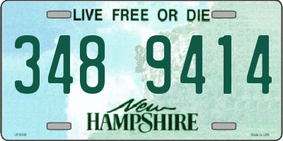NH license plate 3489414