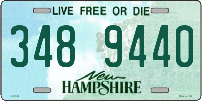 NH license plate 3489440