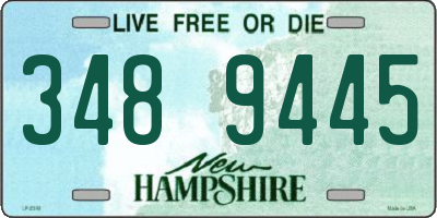 NH license plate 3489445