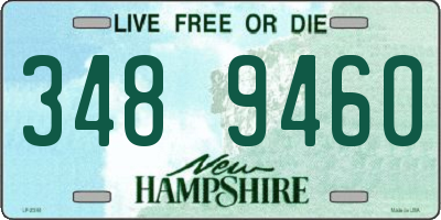 NH license plate 3489460