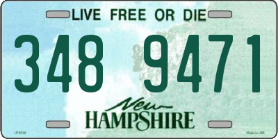 NH license plate 3489471