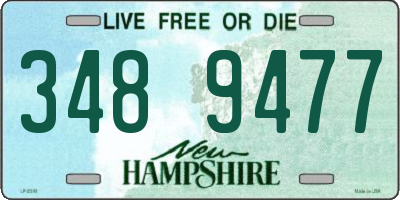 NH license plate 3489477