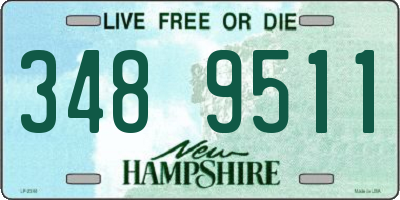 NH license plate 3489511